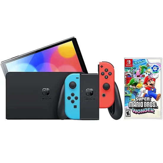 CONSOLA NINTENDO SWITCH 32GB RED/BLUE + MARIO WONDER
