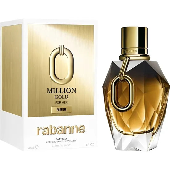 PERFUME  RABANNE LADY MILLION GOLD PARFUM 90ML - FEMENINO