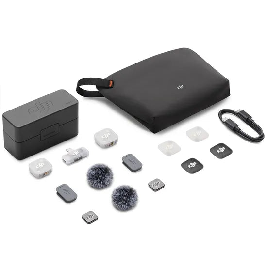 MICROFONO WIRELESS DJI MIC MINI 2 (2TX+ MOBILE RX + CHARGING CASE)