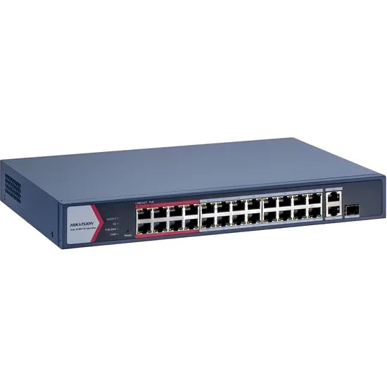 HIKVISION HUB SWITCH DS-3E1326P-EI/M 24P POE GIGABIT RJ45 10/100MBPS Product