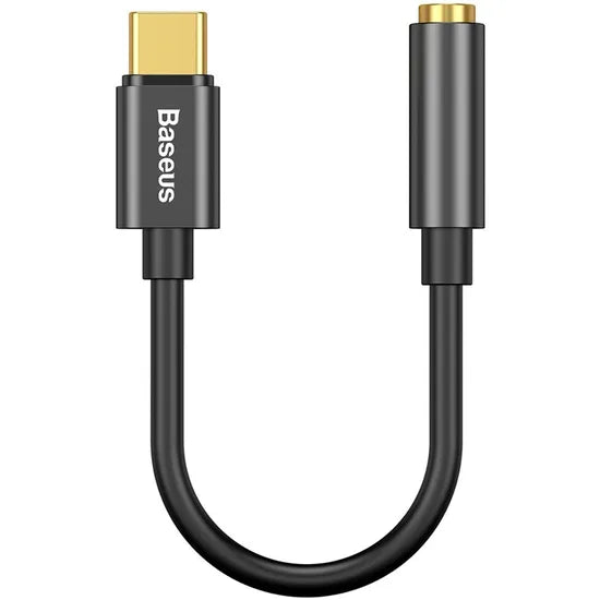 ADAP. BASEUS USB-C A 3.5MM AUX CATL54-01 BLACK 1 AÑO GTA Product