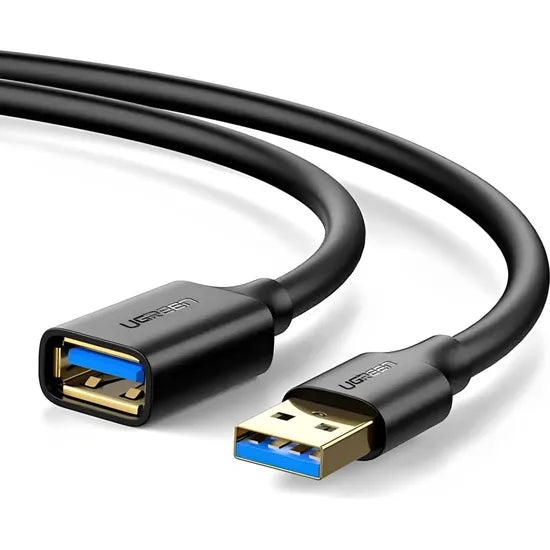 CABLE EXTENSOR UGREEN USB 3.0/1M/ MACHO-HEMBRA/BLACK (10368) 1 AÑO GTA Product