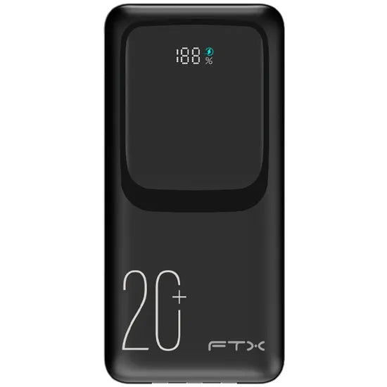 CARGADOR PORTÁTIL FTX PB-20LCD-BK POWERBANK 20000MAH 22.5W BLACK C/CABLE Product