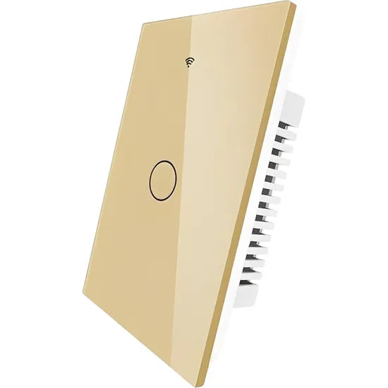 INTERRUPTOR SMART MOES WRS-US1-GD-MS 1BOTON/WIFI+RF/APP/NEUTRO/GOLD/US