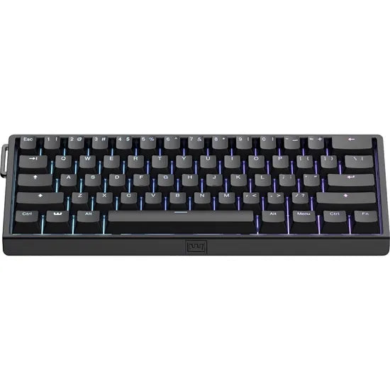 TECLADO MECANICO WOOTING 60HE V2 ABS PLASTIC RGB/60%/RAPID TRIGGER/BLACK