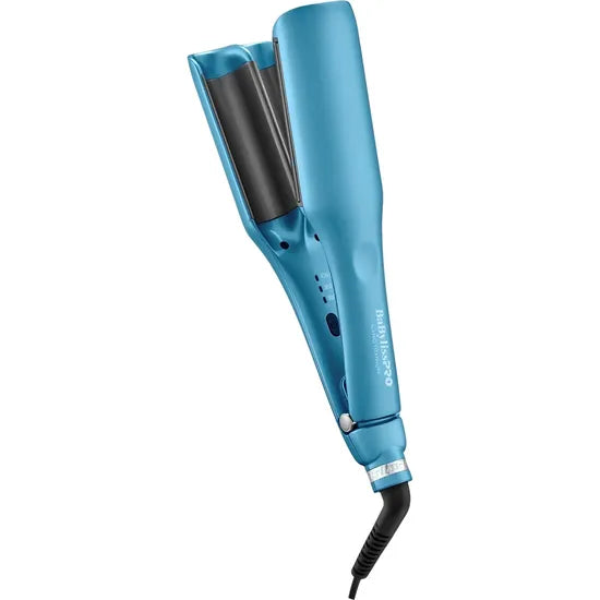 ONDULADOR MINI BABYLISS PRO IONICO WAVER ONDAS AL AGUA BNTMDWUZ BIVOLT BLUE 74108504579