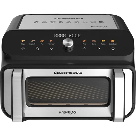 FREIDORA ELECTRICA ELECTROBRAS BRAVO XL EBGAF-12 11L/2200W/BLACK/SILVER 220V Product