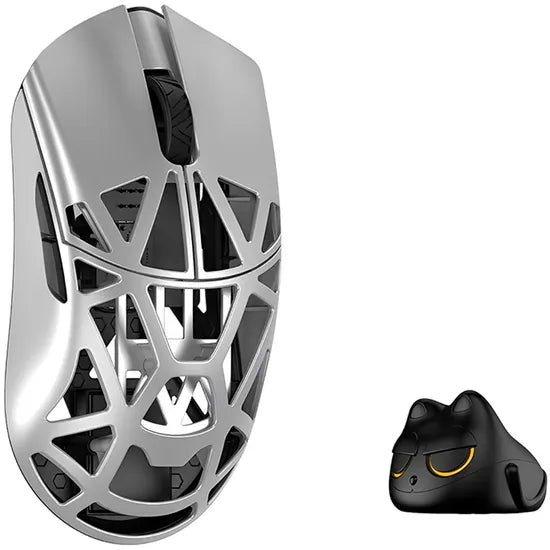 MOUSE WIRELESS MAGNESIUM WLMOUSE BEAST X MINI PRO 8K/PAW3950HS/OMRO/SOLID SIDES/METALLIC SLV