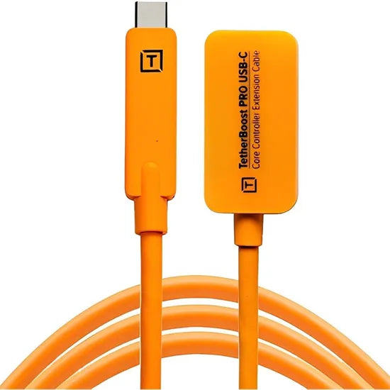 CABLE EXTENSOR USB-C TETHER TOOLS 10GBPS 4.6M NARANJA – CONECTOR RECTO - TBPRO3-ORG