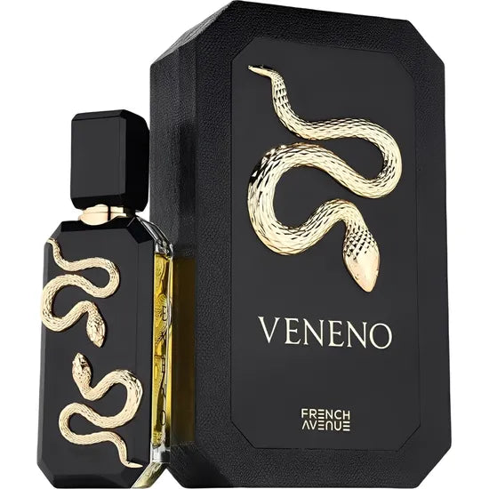 PERFUME  FRENCH AVENUE VENENO BLACK EDP 100ML - UNISEX