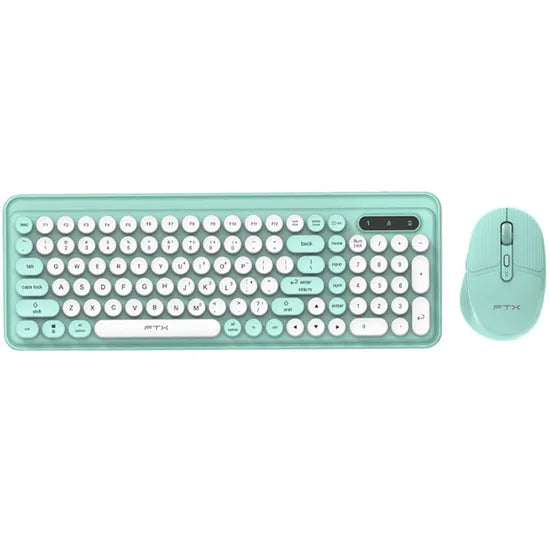 KIT TECLADO+MOUSE WIRELESS FTX FTXGK02 BT GREEN PORTUGUES Product