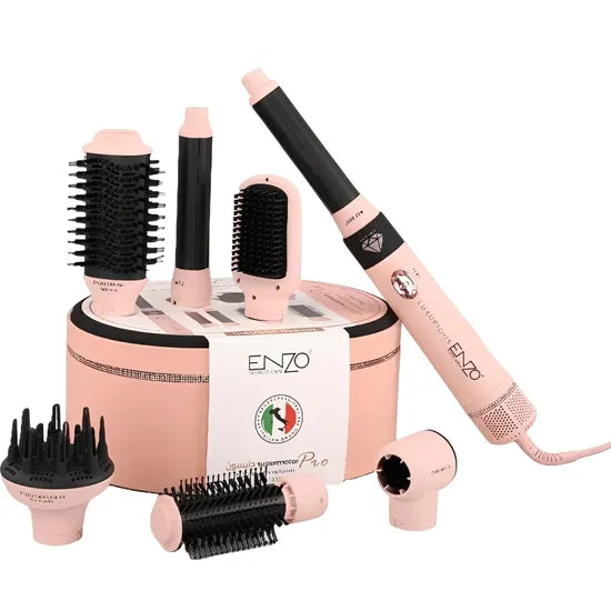 MODELADOR DE PELO ENZO 7-EN-1 EN-4133 PRO2 MAX PINK 220V Product
