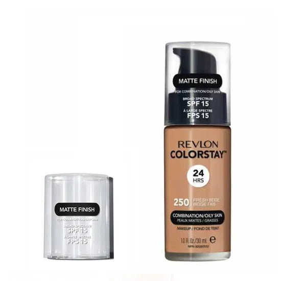 BASE REVLON COLORS. PIEL OLEOSA SPF15 250 FRESH BEIGE Product