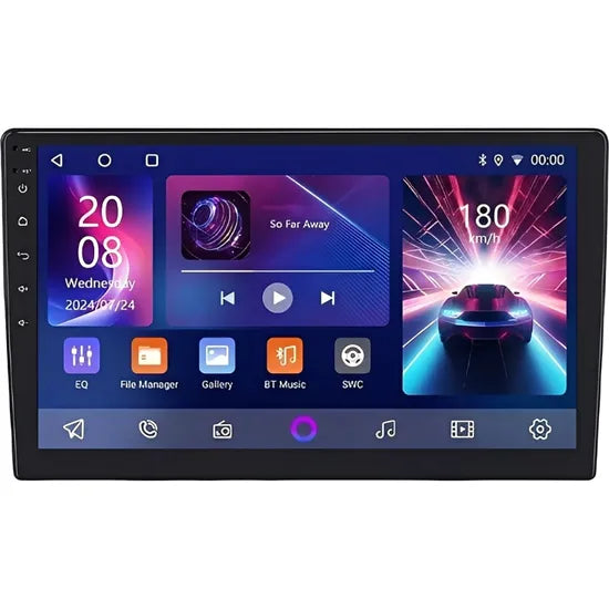 CAR AUDIO MEGA STAR CDV910 9"" FHD TOUCH BT/CARPLAY/ANDROID AUTO BLACK Product