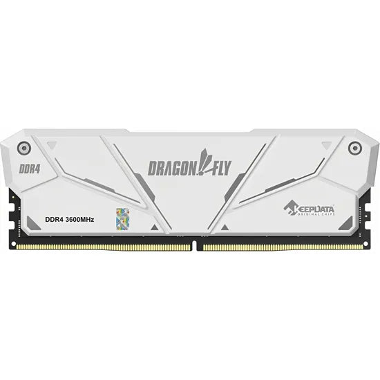 MEM DDR4 8GB/3600MHZ KEEPDATA DRAGONFLY GAMING WHITE KDH36C18W/8G Product