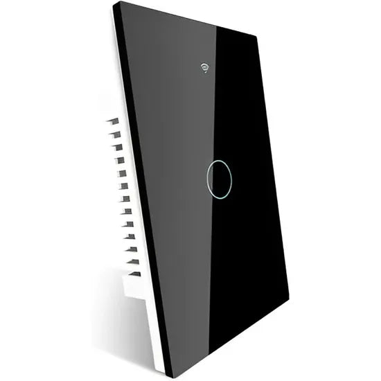 INTERRUPTOR SMART TOUCH MOES WRS-US1-BK V2 1 BOTON/WIFI/RF/ALEXA/GOOGLE/BLACK