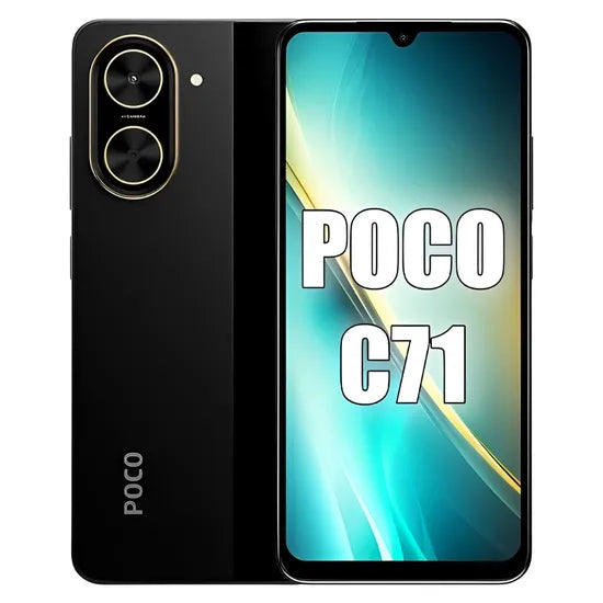 CELULAR XIAOMI POCO C71 DUAL 64GB/4GB RAM BLACK