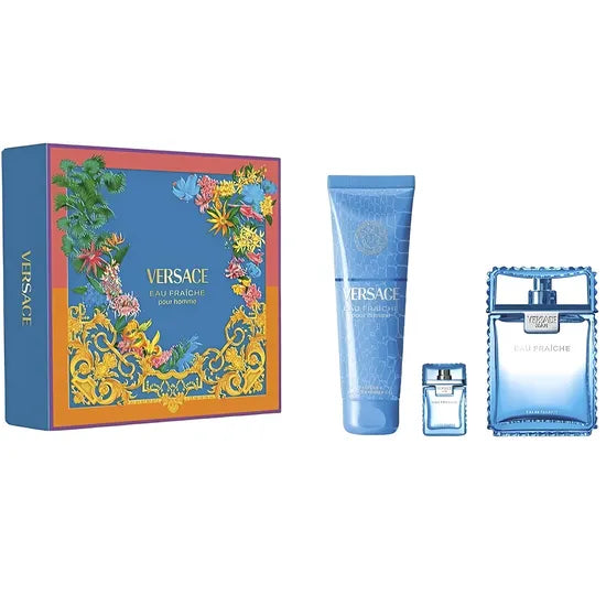 KIT PERF VERSACE EAU FRAICHE EDT 100ML + MINI + SG 150ML - MASCULINO Product