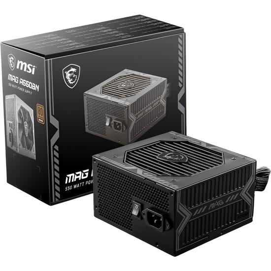 Fuente de Alimentación MSI ATX Mag A550BN 80 Plus Bronce 550W