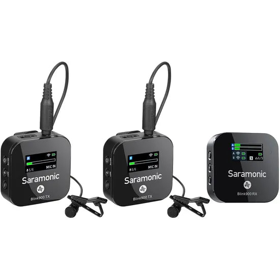 MICROFONO SARAMONIC WIRELESS LAVALIER BLINK900 B2 (2TX+1RX) Product