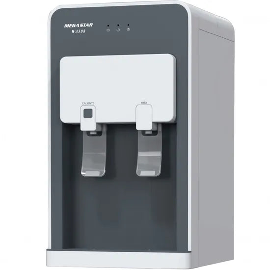 BEBEDERO DE MESA MEGA STAR WA508 220V FRIO/CALIENTE/4 FILTROS - GRIS/BLANCO Product