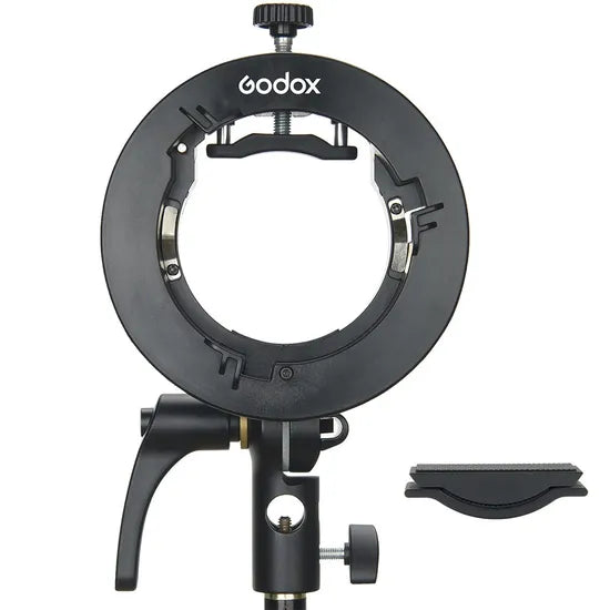 SOPORTE PARA FLASH GODOX S2 MONTURA BOWENS + SOFTBOX 60X60CM