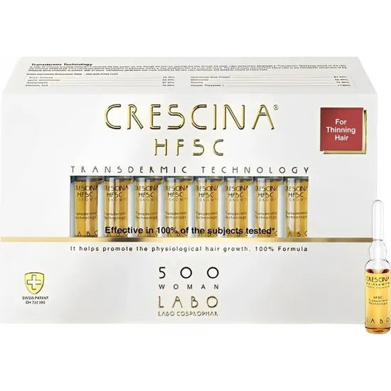 CRESCINAAMPOLLA P/CRESCIMIENTO CABELLO HSFC-500 WOMAN CAJA X 20 AMPOLLA 3.5ML Product