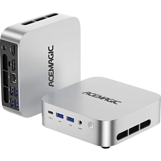 MINI PC ACEMAGICIAN MATRIX MINI M1 R7-7735HS 4.75/24GBD5/512SSD/W11P/6USB/HDMI/DP/W11P/SLV