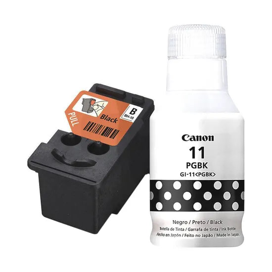 CANON KIT CABEZAL NEGRO(BH-10) + TINTA GI-11 BK 135ML(G2160-G3160)