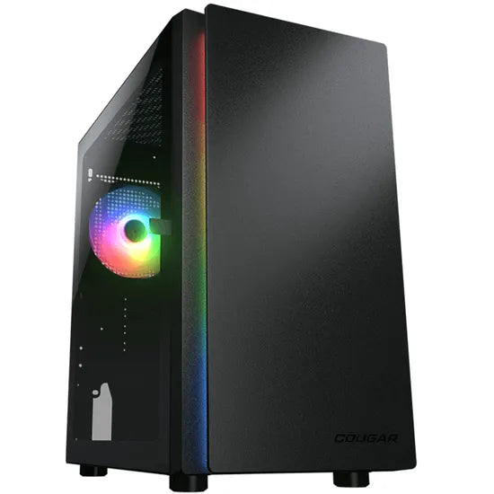 GABINETE COUGAR PURITY RGB 1 FAN BLACK (MINI TOWER)