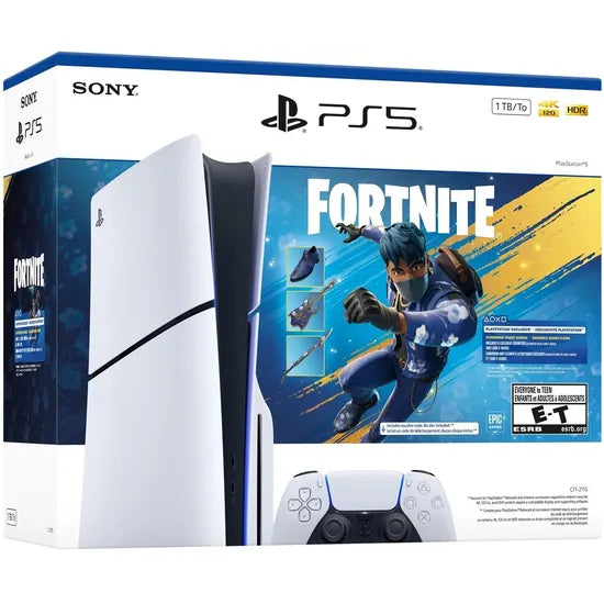 CONSOLA PS5 DISCO SLIM 1TB CFI-2115A FORTNITE FLOWERING CHAOS BUNDLE WHITE Product