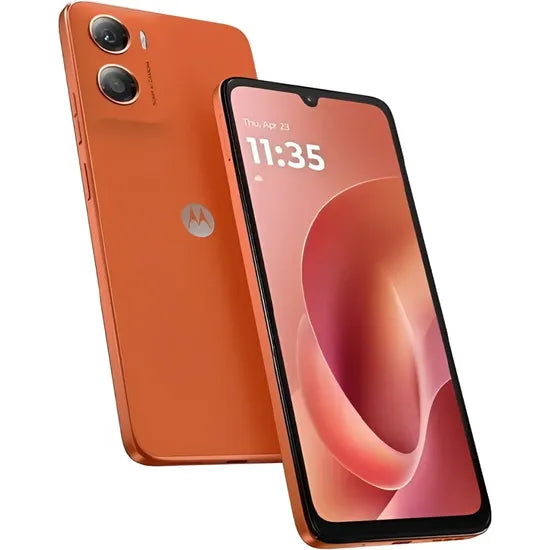 CELULAR MOTOROLA G06 XT2535-2 DUAL 64GB/4GB RAM PANTONE ARABESQUE (ORANGE) *CON CARGADOR*