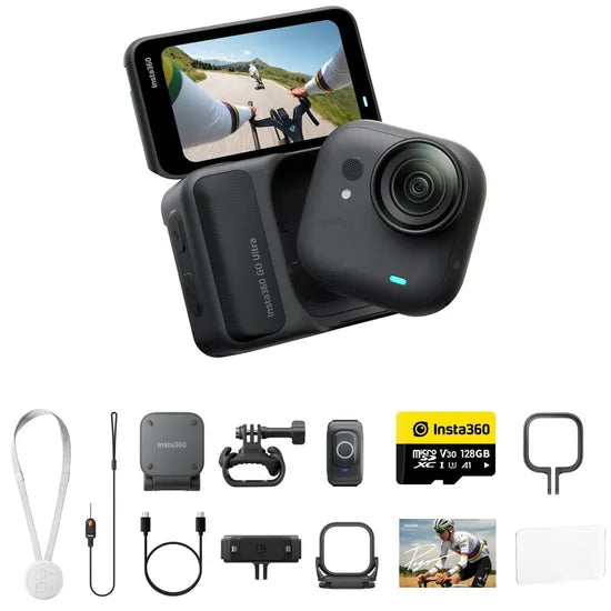 INSTA360 GO ULTRA 4K PREMIUM CYCLING BUNDLE - CINSABEA (GOULTRA48)