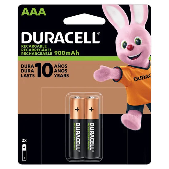 PILA RECARGABLE DURACELL AAA PACK-2 900MAH Product
