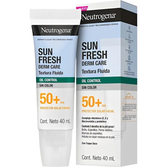 PROTECTOR FACIAL NEUTROGENA SUN FRESH OIL CONT FPS50 40ML Product