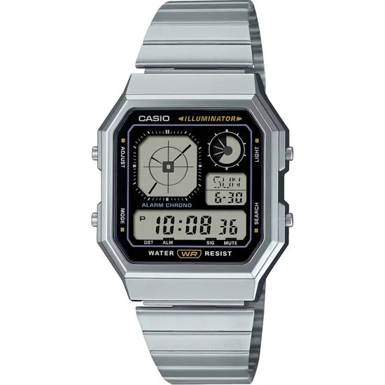 RELOJ CASIO VINTAGE A130WE-1ADF SILVER/BLACK Product