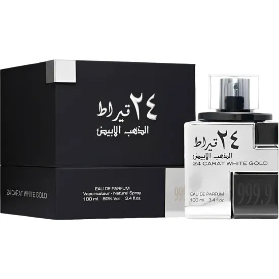 PERFUME  LATTAFA 24 CARAT WHITE GOLD 100ML EDP - UNISEX