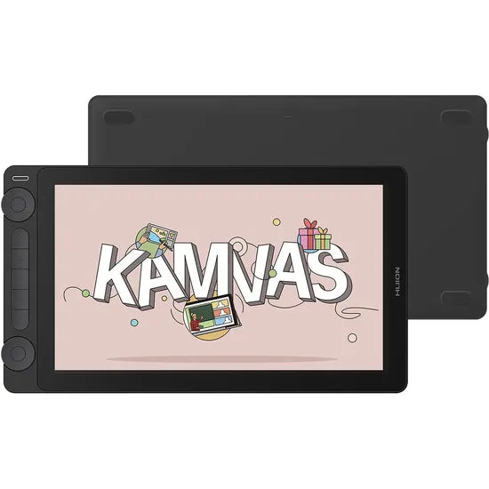 TABLETA GRAFICA HUION KAMVAS 13 BLACK GS1333-K (SIN SOPORTE)