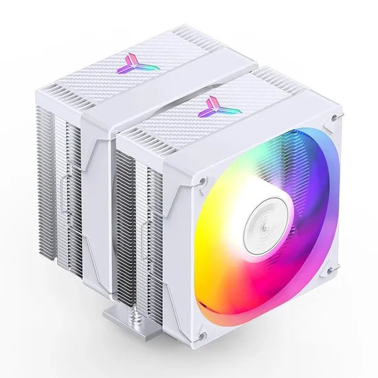 COOLER P/CPU JONSBO CR-3000E ARGB 120MM WHITE 2FAN