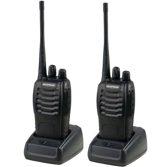 RADIO COMUNICADOR BAOFENG BF-888S 5W/UHF400-470MH/BLACK (PACK DE 2 RADIOS)