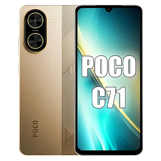 CELULAR XIAOMI POCO C71 DUAL 64GB/4GB RAM GOLD