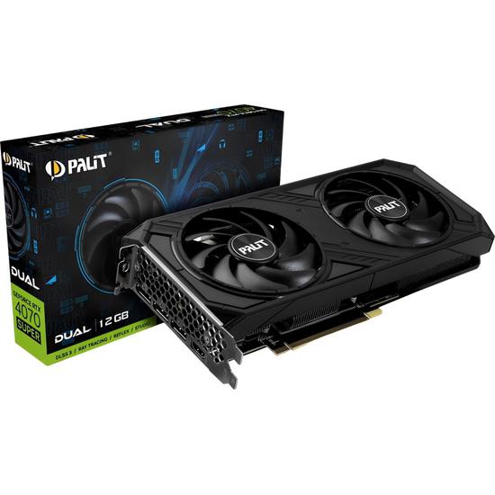 Tarjeta de vídeo Palit GeForce RTX4070 Super Dual 12GB GDDR6X PCI-Express