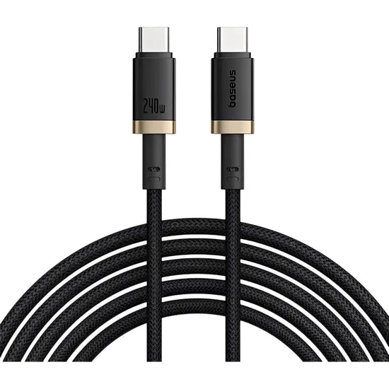 CABLE USB-C / USB-C BASEUS DURA FAST CHARGING 240W 1M GOLD BLACK P10377803U03-00 Product