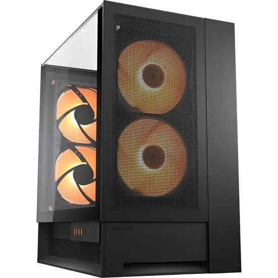 GABINETE COUGAR OMNI X MID-TOWER/ARGB/4FAN/GLASS/BLACK