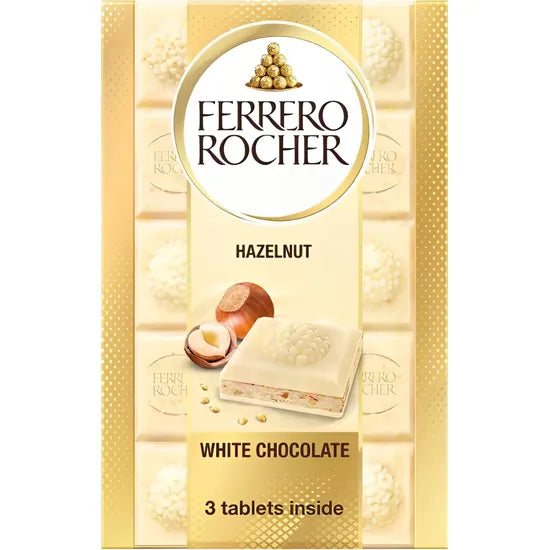 CHOCOLATE FERRERO ROCHER TABLETS WHITE 270GR Product