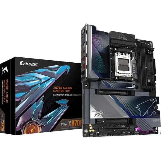 PLACA MADRE GIGABYTE AM5 X870E AORUS MASTER X3D HDMI/USB3.2/5M.2/DDR5/ATX Product