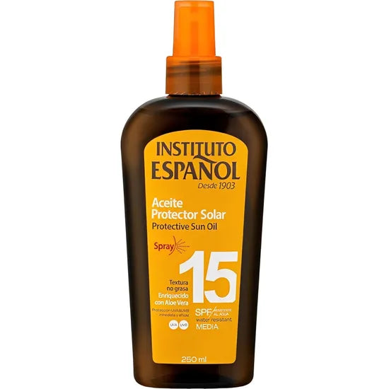 ACEITE BRONCEADOR SPRAY INST. ESPAÑOL SPF15 250ML Product