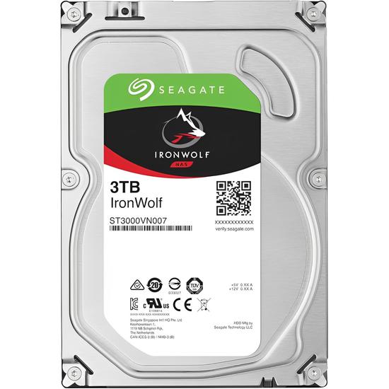 HD Seagate IronWolf NAS ST3000VN007 3TB 3.5" 5900RPM 64MB