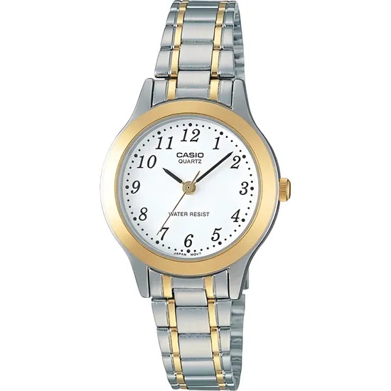 RELOJ CASIO LTP-1128G-7BRDF WHITE/GOLD/SILVER Product