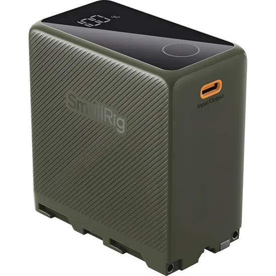 BATERIA SMALLRIG NP-F970 - RECARGABLE USB-C - GREEN - 4577